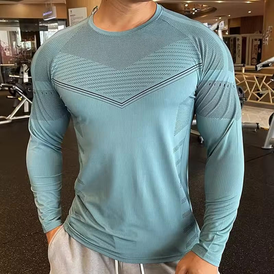 Core Shield Tee - Sky blue